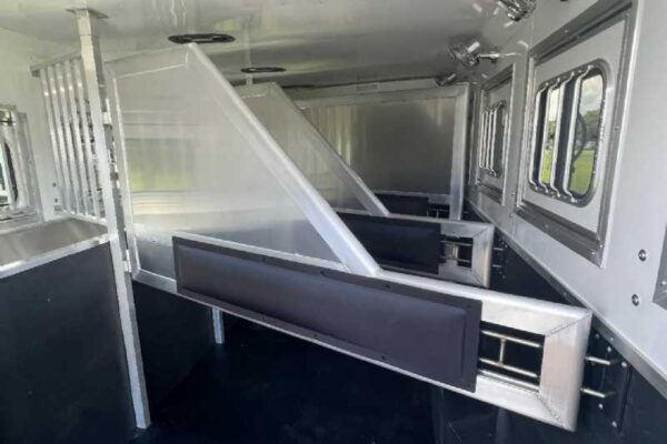 2024 Lakota Charger 8411RKGLQ 4 Horse Trailer with 11' Short Wall - Image 29