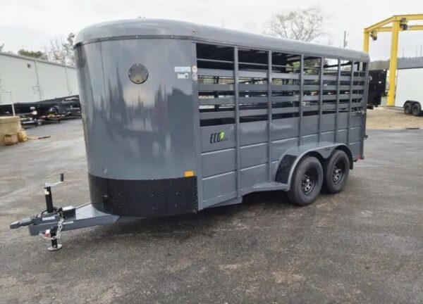 2023 BCI Stock Trailer 6'X16' Eco Series Bumper Pull - Image 8