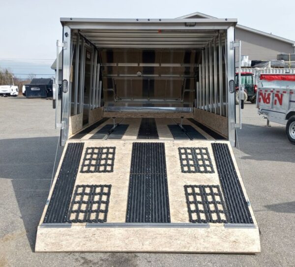 Mission Trailers 101x12 Aluminum 2-Place Crossover w/Mats & Guides, Rear Canopy - Image 3