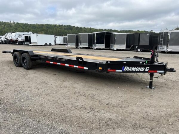 2024 Diamond C 7X24 20K Tilt Deck Equipment Trailer w/Spare Mount - Image 3
