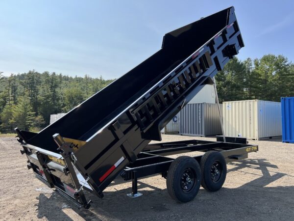 2024 Griffin Trailers 7×16 14K Telescopic Dump Trailer w/Ramps & Spare Tire Mount - Image 13