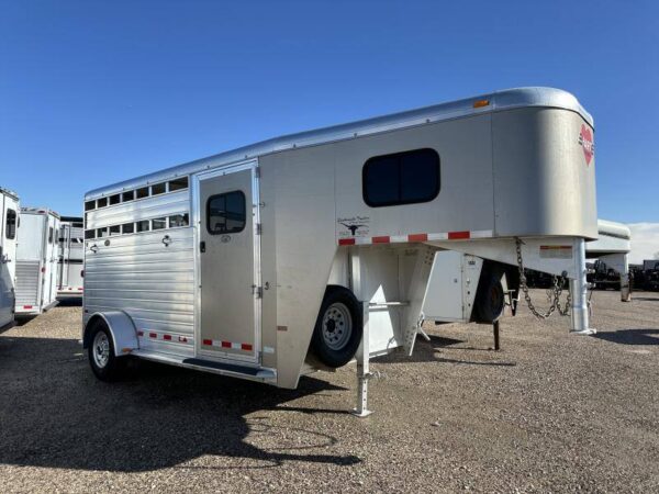 2012 Hart Trailers Short-Go Single Axle Stock / Stock Combo Trailer - Image 4